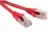 Патч-корд RJ45 - RJ45, 4 пары, FTP, категория 6, 0.5 м, красный, LSZH, LANMASTER LAN-PC45/S6-0.5-RD