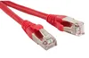 Патч-корд RJ45 - RJ45, 4 пары, FTP, категория 6, 1 м, красный, LSZH, LANMASTER LAN-PC45/S6-1.0-RD