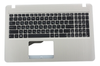 Клавиатура для ноутбука ASUS X540YA топкейс золотистый, клавиши черные (без привода)