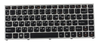 Клавиатура для ноутбука Lenovo U460 черная с серебристой рамкой