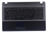 Клавиатура для ноутбука ASUS U53JC топкейс темно-серый, клавиши черные