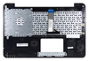 Клавиатура для ноутбука Б/У ASUS X555U топкейс серый, клавиши черные, без тачпада