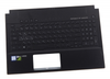 Клавиатура для ноутбука Б/У ASUS ROG Zephyrus M GM501GM топкейс черный, клавиши черные / дефект