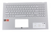 Клавиатура для ноутбука ASUS X512DA топкейс серебристый, клавиши серые, без тачпада УЦЕНКА