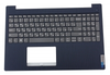 Клавиатура для ноутбука Lenovo IdeaPad 3 15ADA топкейс темно-синий, клавиши серые, без тачпада