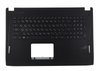 Клавиатура для ноутбука ASUS GL702VI топкейс черный, клавиши черные, с подсветкой