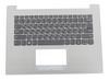 Клавиатура для ноутбука Б/У Lenovo IdeaPad 320-14ISK топкейс светло-серый клавиши серые, без тачпада