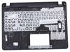Клавиатура для ноутбука ASUS X507UA топкейс светло-синий, клавиши черные