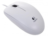 Мышь Logitech Optical Mouse B100 белая USB
