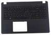 Клавиатура для ноутбука Acer Aspire 5 A515-43 топкейс черный, клавиши черные с подсветкой