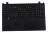 Клавиатура для ноутбука Б/У Acer Aspire E1-522 топкейс черный, клавиши черные, с тачпадом