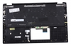 Клавиатура для ноутбука ASUS UX562FD топкейс черный, клавиши черные с подсветкой
