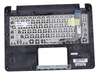 Клавиатура для ноутбука ASUS X407UA топкейс серый, клавиши черные