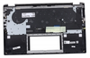 Клавиатура для ноутбука ASUS UX562FDX топкейс темно-серый, клавиши черные с подсветкой