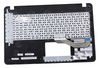 Клавиатура для ноутбука ASUS X540YA топкейс золотистый, клавиши черные