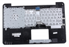 Клавиатура для ноутбука ASUS X555QA топкейс серый, клавиши черные