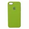Силиконовый чехол Apple Silicon Case на iPhone 5, 5s, SE зеленый