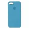 Силиконовый чехол Apple Silicon Case на iPhone 5, 5s, SE голубой
