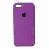 Силиконовый чехол Apple Silicon Case на iPhone 5, 5s, SE фиолетовый