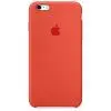 Силиконовый чехол Apple Silicon Case на iPhone 6, 6s оранжевый