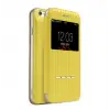 Книжка чехол Totu Lattice для iPhone 6, 6s Желтого цвета