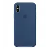 Чехол силиконовый Apple Silicon Case для iPhone Xs Синий