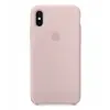 Чехол силиконовый Apple Silicon Case для iPhone Xs Светло-розовый