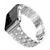 Металлический ремешок Metall Band 42мм 44мм для Apple Watch Серебристый