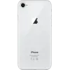 Задняя крышка iPhone 8 Серебряная, Белая (Silver, White)