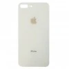 Заднее стекло корпуса для iPhone 8 Plus Белое, Серебряное (Silver) оригинал