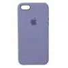 Силиконовый чехол Apple Silicon Case на iPhone 5, 5s, SE светло-синий