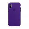 Чехол силиконовый Apple Silicon Case для iPhone X / iPhone 10 Фиолетовый