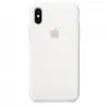 Чехол силиконовый Apple Silicon Case для iPhone X / iPhone 10 Белый