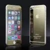 Два защитных стекла на экран и корпус  Premium 2в1 для iPhone 8 Plus Золотые