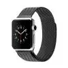 Металлический ремешок Milanese loop 38мм-40мм для Apple Watch Черный