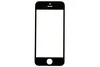 Стекло для переклейки iPhone 5S с рамкой (черный)