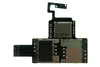 Шлейф для HTC Desire V (T328w) с держателем Sim+Flash
