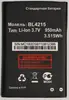 Аккумулятор для АКБ FLY Q115/MC180/MC181/B501 (BL4215) 3.7V 950mAh