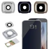 Samsung Galaxy S6 (G920F) стекло камеры (бел)