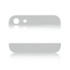 Стекла задн iPhone 5 (камера и низ) (бел)