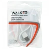 Кабель USB - 8pin/lightning WALKER C110 белый (1м) /пакет