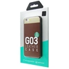Защитная крышка для iPhone 6 (4.7&#39;)/6S dotfes G03 пластик коричневый