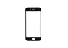 Стекло для iPhone 6 Plus + OCA + рамка черный (олеофобное покрытие)