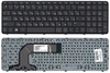 Клавиатура для ноутбука HP Pavilion 17 Series. Черная, с рамкой.