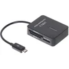 Картридер micro USB - SD, MMC, M2, TF (S-MCR 517)