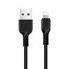 Кабель USB - Lightning 2,4А Hoco X20 1м (100 см) (Черный) (Кабели Lightning)