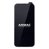 Защитное стекло 3D на весь экран 9H ANMAC + пленка задняя для iPhone 14 Pro Max / 15 Plus (Черная рамка) (Защитные стёкла для iPhone)