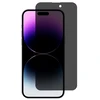 Защитное стекло 9D на весь экран 0.4 мм 4H Privace HOCO A34 Plus для iPhone 15 Pro Max (6.7") (Антишпион) (Черная рамка) (Защитные стёкла для iPhone)