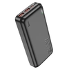 Внешний аккумулятор 20000 mAh c 2 USB + Type-C Hoco J101A с быстрой зарядкой 22.5W (Черный) (Внешние аккумуляторы Power Bank)