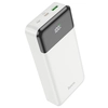 Внешний аккумулятор 20000 mAh c USB + Type-C Hoco J102A с быстрой зарядкой 20W (Белый) (Внешние аккумуляторы Power Bank)